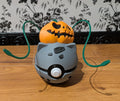 Halloween Varient Bulbasaur with a Jack-O-Latern back and grey and black Body